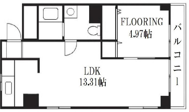 目黒ロイヤルプラザ501の間取り