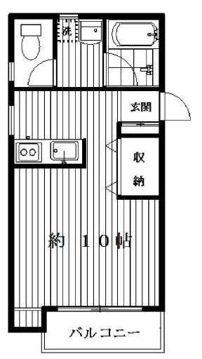 ソレイユ榎本301の間取り