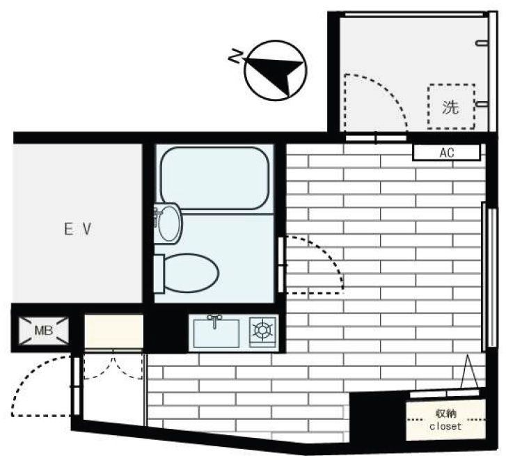 ボヌール大橋301の間取り