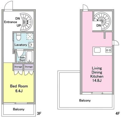 STEPS鷹番301の間取り