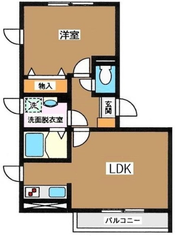 FLAX鷹番(フラックス鷹番)301の間取り