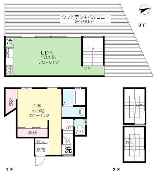 フォルム世田谷1の間取り