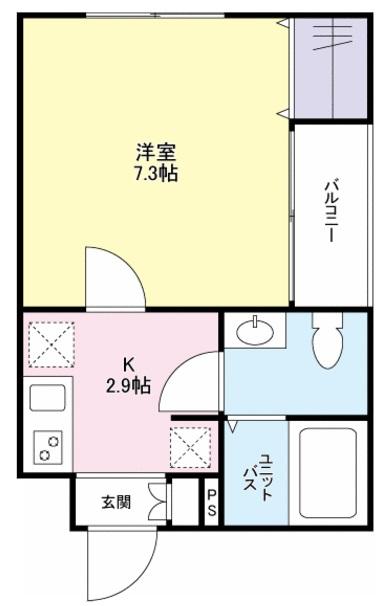 Grand Terrace東山(グランテラス東山)104の間取り