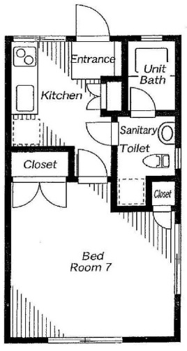 山田ハウス101の間取り
