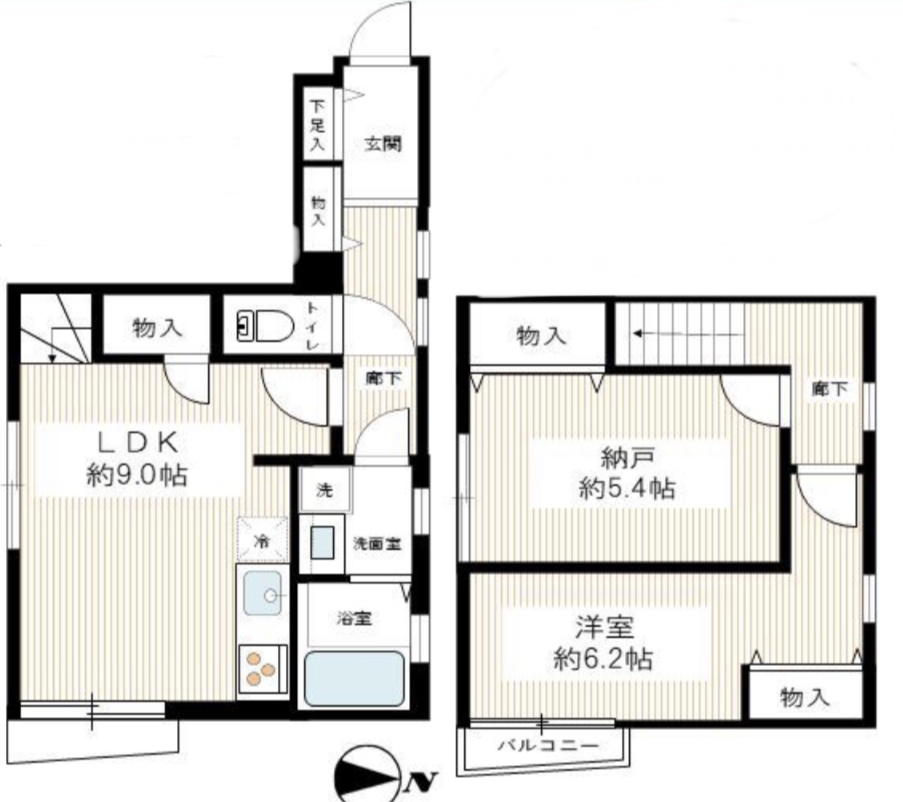 アジュール目黒本町Cの間取り