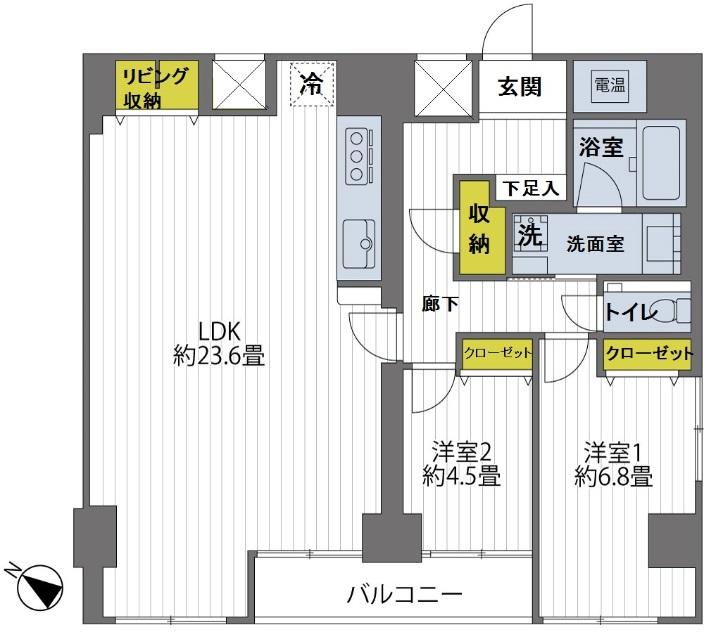 ノア渋谷パート?501の間取り