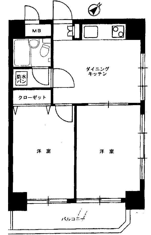 ルーブル白金401の間取り