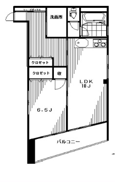 第一東山マンション　502の間取り