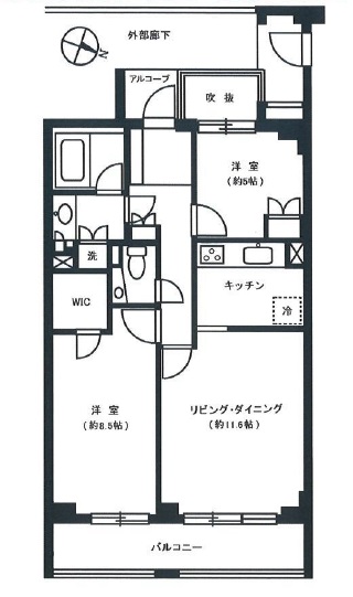 ディアナガーデン神宮前311の外観