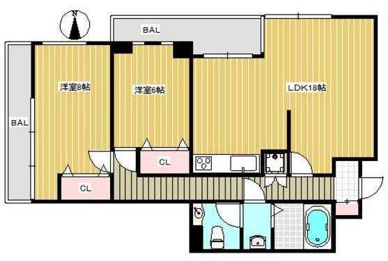 アーバン駒沢205の間取り