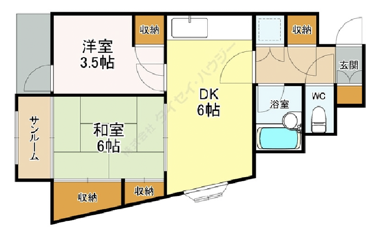 ホームズ駒沢1Eの間取り