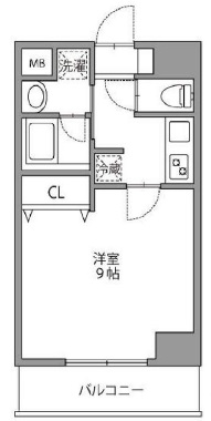 パークサイドコート202の間取り