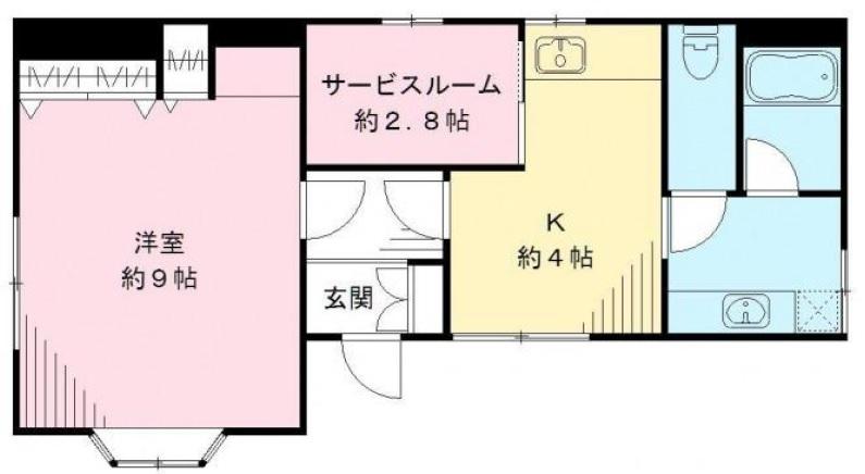 サンルーム碑文谷101の間取り