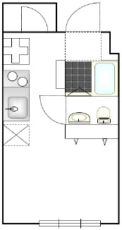 たすきＣＲＡＳＳＯ中目黒２０２の間取り