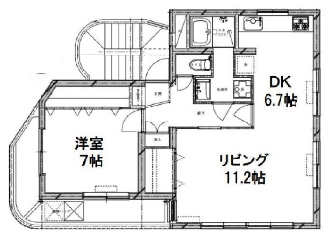 ユーコート目黒本町201の間取り