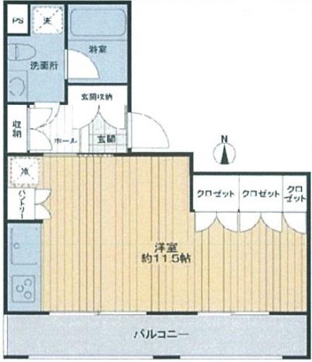 クウェストスクエア代沢102の間取り