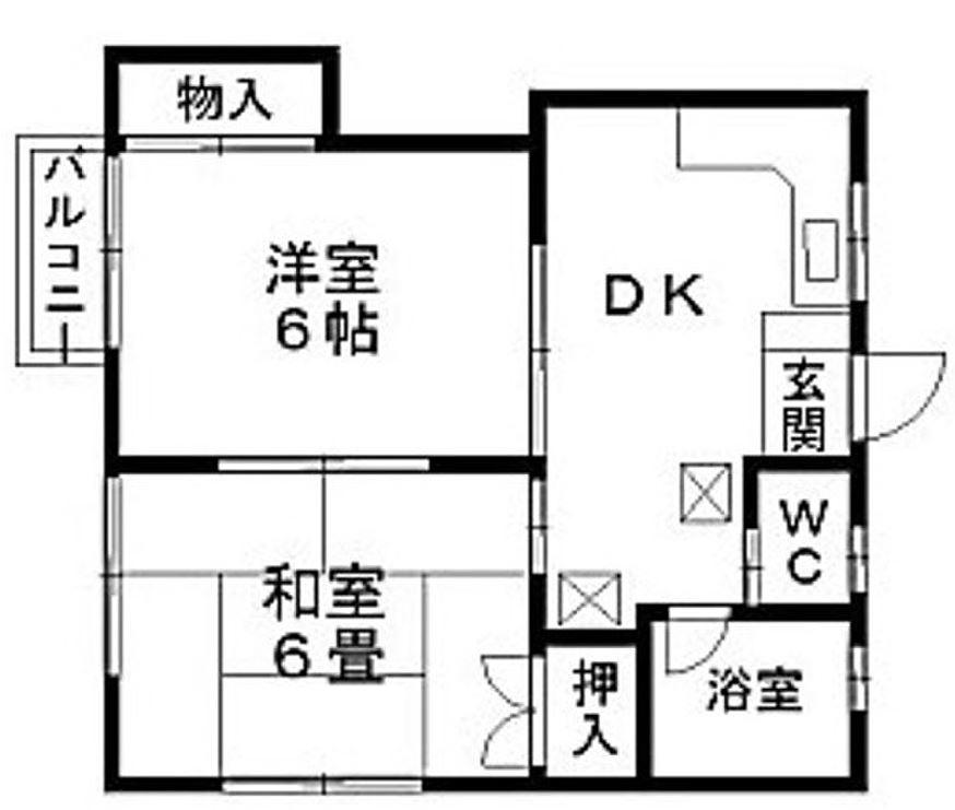 サンコーメゾン203の間取り