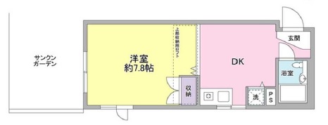 ヴィラすくも0202の間取り