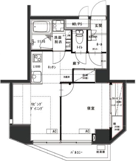 ヴァンヴェール世田谷201の間取り