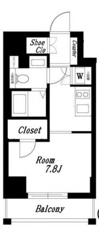 アーバイル三軒茶屋1004の間取り