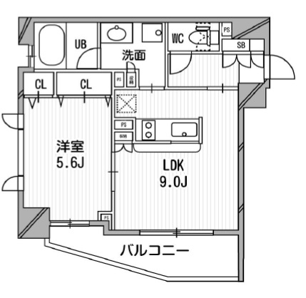 クリオ渋谷ラ・モード501の間取り