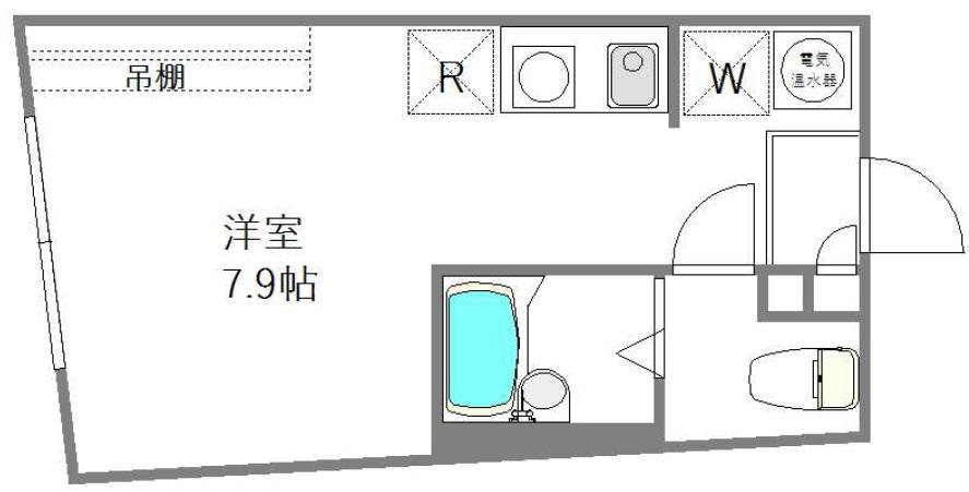 ＣＯＣＯＦＬＡＴ三軒茶屋＿402の間取り