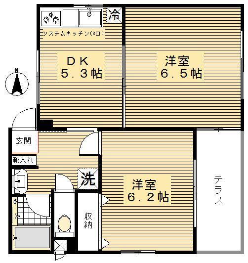 学芸大ヒルズ102の間取り