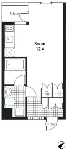 リオーネ205の間取り