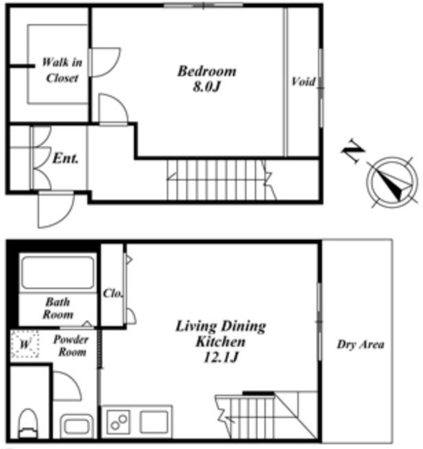 Casa Curioso1Fの間取り