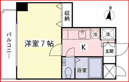 京王目黒マンション606の間取り