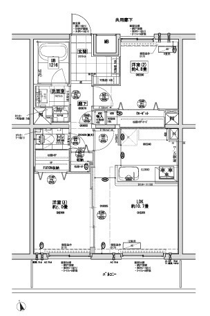 ステラメゾン下北沢403の間取り