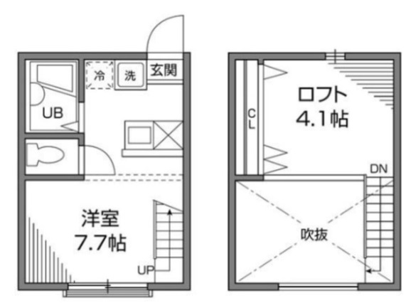 ブランルージュ恵比寿103の間取り