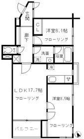 ユーコート学芸大学202の間取り