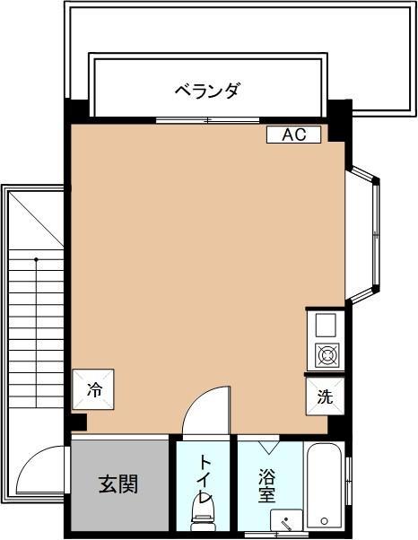 ラレーブ世田谷上馬（ハイツあざみ）301の間取り