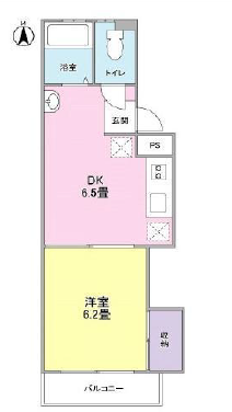 シェリーハイツ4Dの間取り