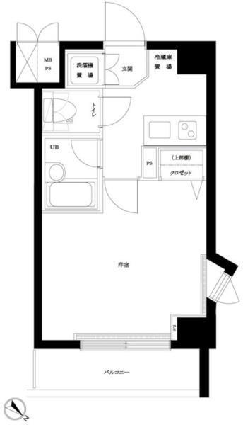 ルーブル都立大学参番館201の間取り