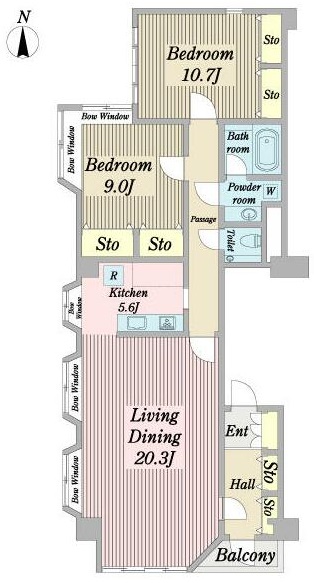 ランドステージ渋谷＿201の間取り