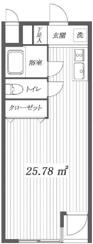 エムエスエステート305の間取り