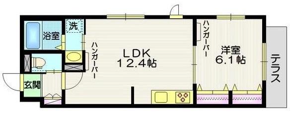 ヴィラ駒場104の間取り