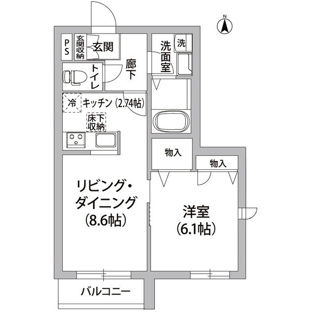 ルヴェ・デュ・ソレイユ0201の間取り