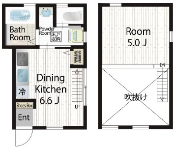 プチメゾン三茶102の間取り