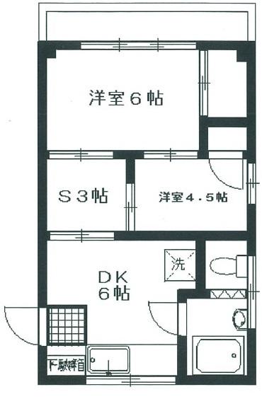 マンションボヌール203の間取り