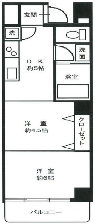 秀和青南レジデンス307の間取り