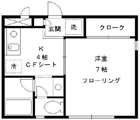 シエルドミール102の間取り