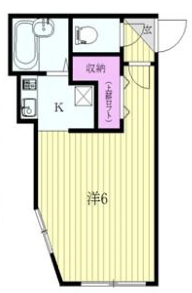 三茶花壇305の間取り
