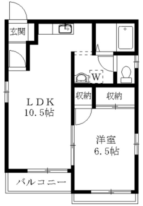 メゾンT&F201の間取り