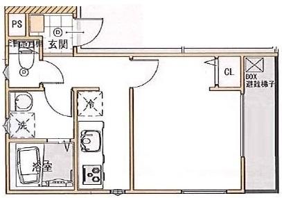 (仮)恵比寿二丁目アパート301の間取り