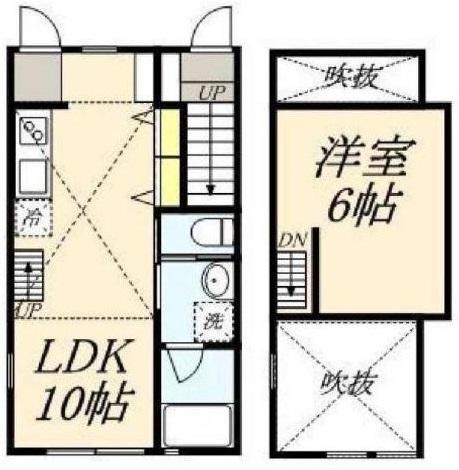 シュエット三軒茶屋102の間取り