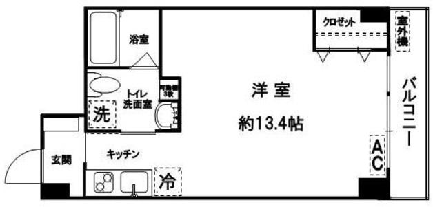 秀和第2北青山レジデンス402の間取り