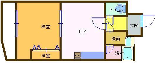 キーモパティオ世田谷305の間取り